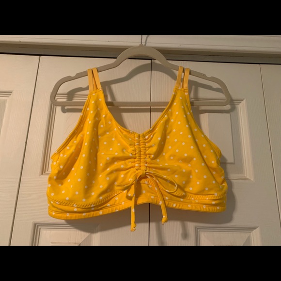 Cacique Other - (3 for $25)Yellow Polka Dot Bralette